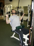 back strength training : lat pull down