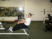 back strength training : seated row
