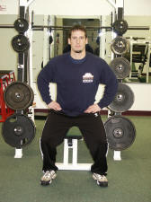 leg strength training: body weight squat