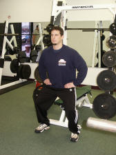 leg strength training: body weight squat