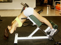 back care, strength training, hyperextensions