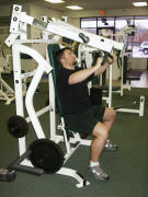 chest strength training; hammer incline press