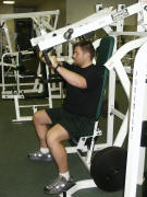 chest strength training; hammer incline press