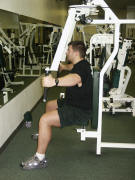 chest strength training; pec deck