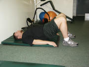back strength training : pelvic tilt