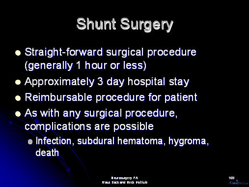 ventriculo-peritoneal (VP) shunt surgery